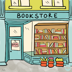 Four Indie Bookstores That Stayed In My Life Long After I Left Town.  By Dish Stanley