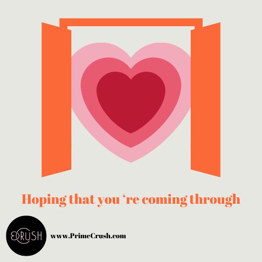 Leaving the Door Open, Hoping That You’re Coming Through. By Dish Stanley